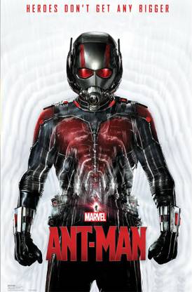 Ant-Man Superheros Jumbo Poster for Room & Office (24 Inch X 36 Inch, Rolled) Multicolor Paper Print