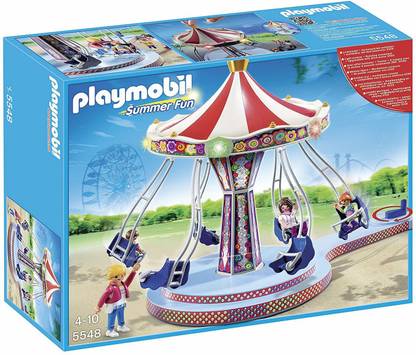 Playmobil 5548 Summer Fun Chain Carousel With Colourful Lighting