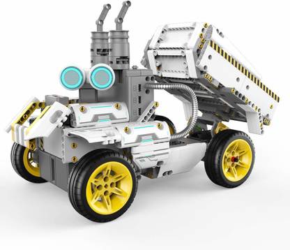 UBTECH Jimu Robot Builderbots Series: Overdrive Kit / App-Enabled Building And Coding Stem Learning Kit (410 Parts And Connectors)