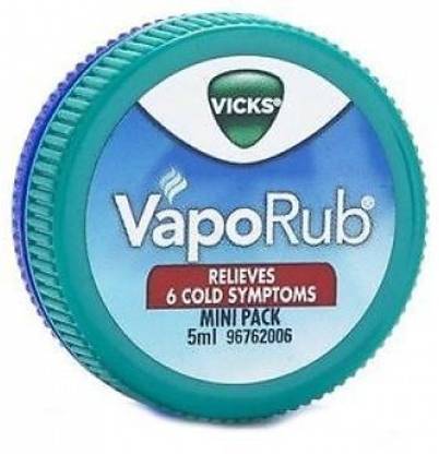 Vicks vaporub Mini pack- 5 ml*9 (Pack of 9) Balm