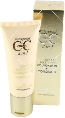 HR waterproof cc cream 2 in 1 Supreme Mattifying Concealer Foundation