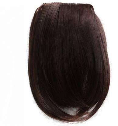 Rizi Dark Brown front hair volumizer hair extension fake toupee weft wig false Hair Extension