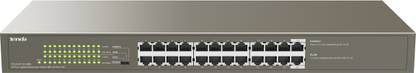 TENDA TEG1124P-24-250W 1000M & PoE 24-Port Gigabit Ethernet with 24-Port PoE 24 Ports 1000 Mbps Unmanaged Network Switch