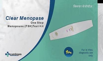 Recombigen FSH Test Card - Clear Menopase , Clear Menopase One Step Menopause Rapid Test Kit ( Pack of 2 box , each 3 test ) Pregnancy Test Kit
