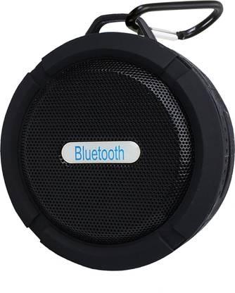Happy2Buy Wireless Bluetooth Speaker, Water Resistant, Portable Speaker, with Hook & Suction Cup, Built-in Mic Hands-Free Speakerphone for iPhone Ipad Android and More (Black) 5 W Bluetooth Speaker