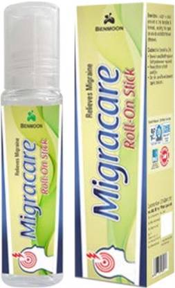 MIGRACARE Roll On Stick for Head Pain Liquid