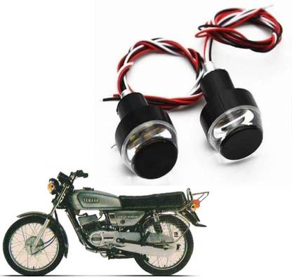RWT Motorcycle DRL/Turn Signal LED Light Blinker Indicator Handle Bar End-081 Indicator Light Motorbike LED for Yamaha (12 V, 18 W)