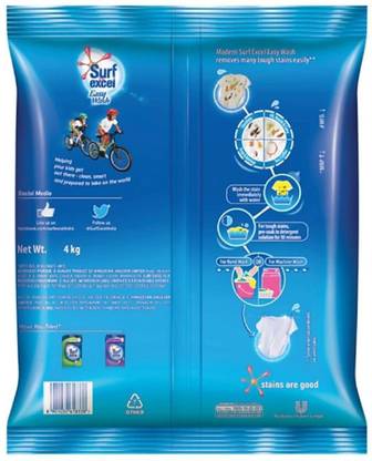 Surf excel SURF EASY WASH PACK OF 2 Detergent Powder