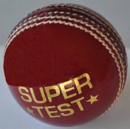 Gabbar ™ Special Leather Cricket Ball, Red Pacer Test Professional Grade Cricket Leather Ball