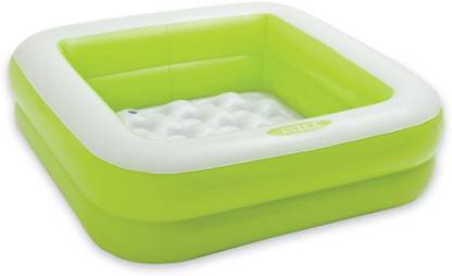 INTEX Square Baby Pool Green Inflatable Swimming Pool