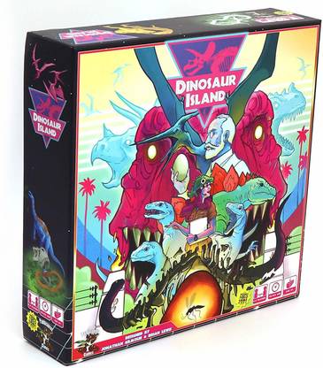 Pandasaurus Games Dinosaur Island Board Games Strategy & War Board Game