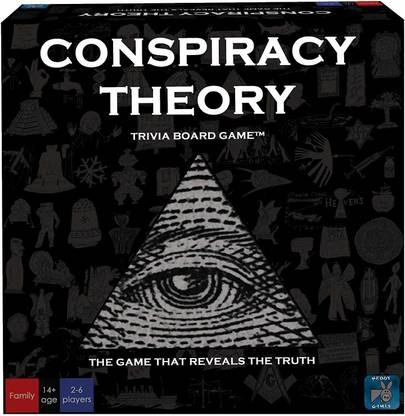 Neddy Games Conspiracy Theory Trivia Board Game Board Game Accessories