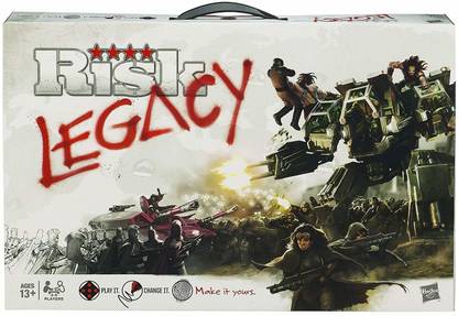Wizards of the Coast Risk Legacy Game Strategy & War Board Game