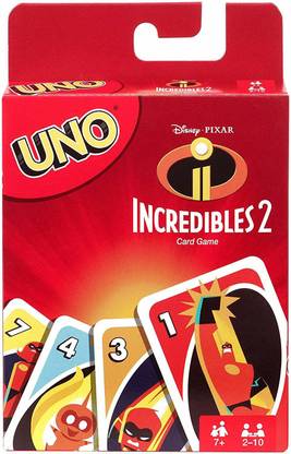 mattel GAMES Uno Incredibles 2 Card Game