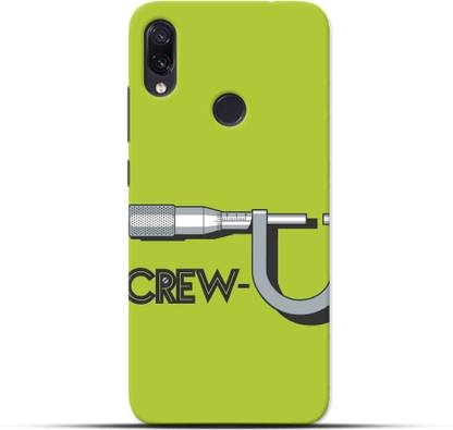 Saavre Back Cover for Screwed Up for REDMI NOTE 7