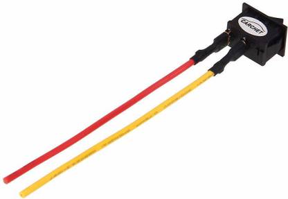 REES52 5X Rocker Switches AC 250V 6A/125V 10A 2-Pin On/Off Pre-Attached Wires Switch Educational Electronic Hobby Kit
