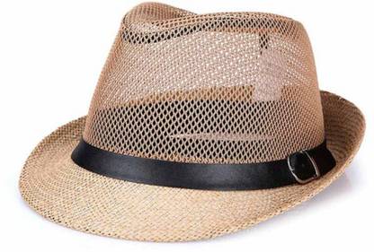 ZACHARIAS Fedora Cowboy Breathable Mesh Net Hat Cap