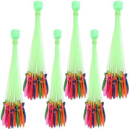 Magic Balloons Solid 222 Holi Multi color Magic Water Balloon -Great Holi Festival and Outdoor Water Sports Fun Fill & Tie The Whole Bunch in Just 60 Sec. Balloon