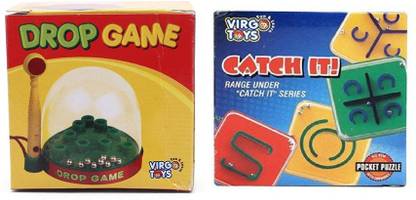 Virgo Toys Drop Game & Catch - It (Combo) Party & Fun Board Game