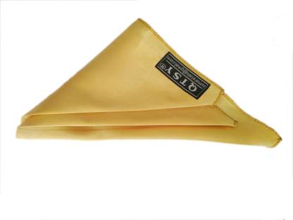 Qtsy Solid Satin Blend Pocket Square