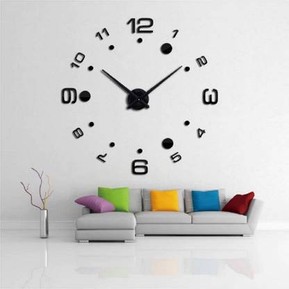 AKSHAR Analog 6 cm X 30 cm Wall Clock