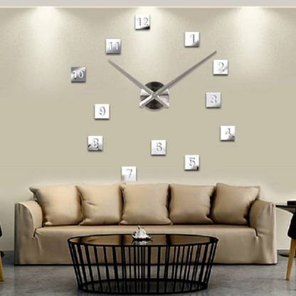 AKSHAR Analog 6 cm X 30 cm Wall Clock