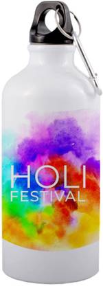 COLOR YARD सिपर बॉटल पर क्लाउड डिज़ाइन के कलर के साथ बेस्ट होली फेस्टिवल 600 ml सिपर