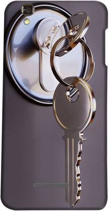 PNBEE Back Cover for Micromax Yu Yureka Plus -Lock Key Print Mobile Case Cover