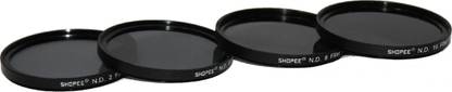 SHOPEE 58MM NEUTRAL DENSITY ND FILTER 2/4/8/16 KIT FOR EOS REBEL (700D 650D 600D 550D 500D 450D 400D 350D 300D 1100D 100D 60D 1150D 1200D 1300D 18-55MM LENS 55-250MM LENS with 4pocket carry pouch ND Filter