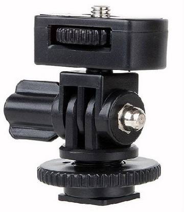 American Sia Adjustable Hot Shoe Adapter Bracket For LED Light and Flash Flash Shoe Adapter