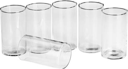 1st Time (Pack of 6) Multi Purpose Party Designer Glass Set_098732 Glass Set Water/Juice Glass