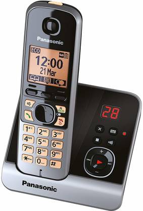 Panasonic kx-tg6721 Cordless Landline Phone with Answering Machine