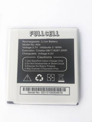 FULL CELL Mobile Battery For  Celkon A64