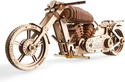 Ugears Bike VM-02, Mechanical Puzzle, 3-D Wooden Models