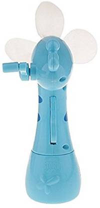 Quinergys ™ Mini Fan with Water Spray Hand Operated Kids Mini Fan Cool Air Blower Spray
