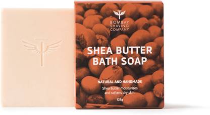 BOMBAY SHAVING COMPANY Shea Butter Moisturizing Bath Soap with Extra Virgin Coconut Oil and honey for dry skin, 125g