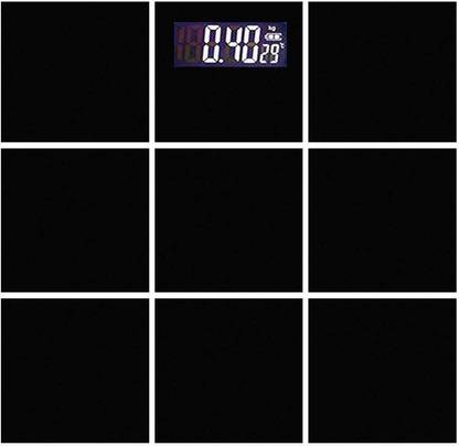 Zeom Electronic Digital Red Personal body Weighing Scale  (Black) Weighing Scale