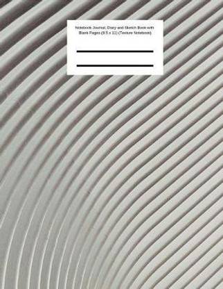 Architecture Notebook Journal, Diary and Sketch Book with Blank Pages (8.5 x 11) (Texture Notebook)