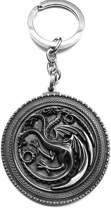 keycraze Game of Thrones House Targaryen Blood and Fire Sigil FIDGET spinner Key Chain