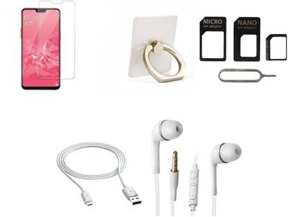 Mudshi Screen Protector Accessory Combo for Oppo A3S