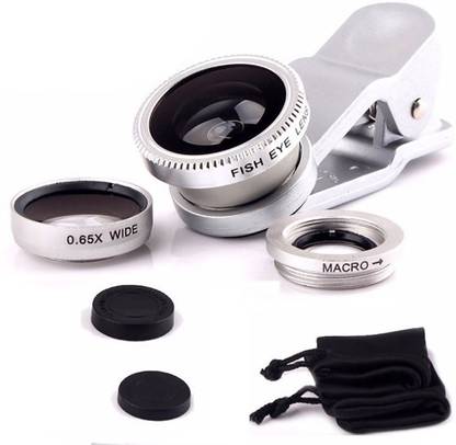 BUY SURETY Best Collection Phone Camera Lens Macro Lens & Wide Angle Lens & Fisheye Lens Clip-On Cell Phone Camera Lens for Smartphone Mobile Phone Lens