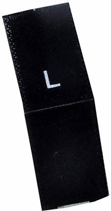 BESTLINING Best Black Cotton Printed Garment Size Labels/Size Tags for Clothing (A Packet of 400 Size Labels) Non-Adhesive Paper Label