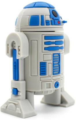 QUACE Starwars R2D2 8 GB Pen Drive Compatible with Desktop Computer, Tablet, Television, Audio Player, Laptop USB 2.0 Rubber Case
