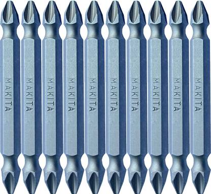 MAKITA D-031669 10 pcs 65 mm starbit phosphate finish heavy duty screwdriver bit 65 mm screwdriver bit Screwdriver Bit Set