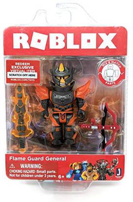 Roblox Flame Guard General Single Figure Core Pack with Exclusive Virtual Item Code
