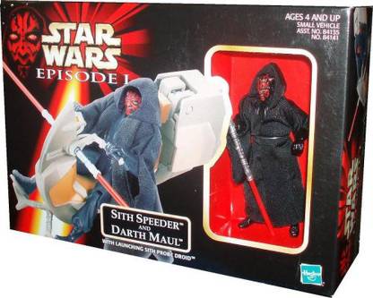STAR WARS Episode I: The Phantom Menace Sith Speeder and Darth Maul Action Figure