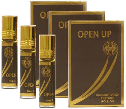 Anfar Open Up Fragrance Roll on Attar Pack of 3- 8ml Floral Attar