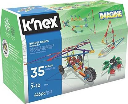 Knex KEX 34365 Basic Fun 446 Piece Builder Basic Building Set