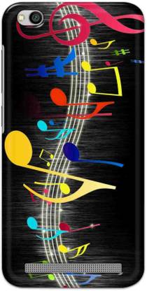Ezellohub Back Cover for Xiaomi Redmi 5A - Music Note Soft Printed mobile Cover