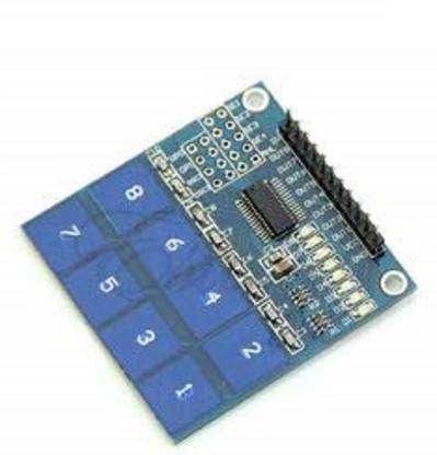 Robotbanao 8-Channel Capacitive Touch PAD Sensor Sensing Detector Module, Capacitive Touch Switch By Techleads Micro Controller Board Electronic Hobby Kit